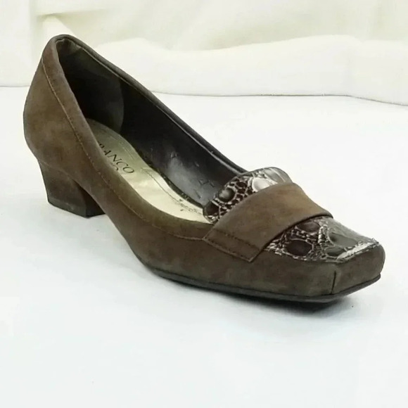 Franco Sarto 6.5M Pacer Suede Croc/Animal Print - Picture 1 of 12